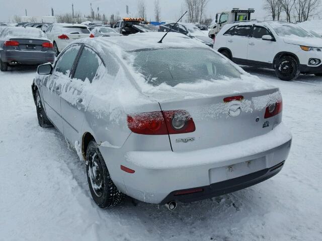 JM1BK12F451296765 - 2005 MAZDA 3 I SILVER photo 3