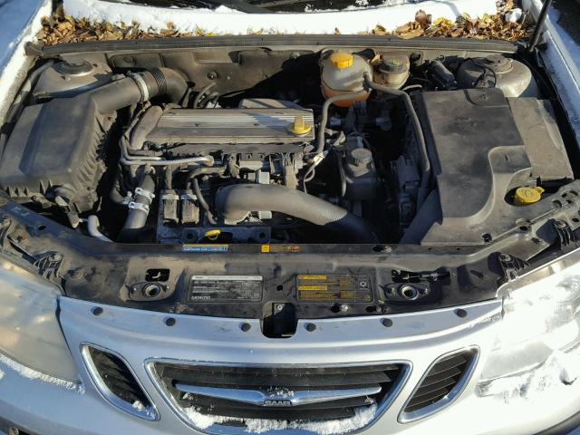 YS3FB49S441036587 - 2004 SAAB 9-3 LINEAR SILVER photo 7