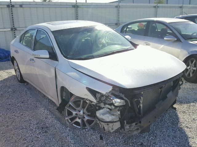 1N4AA51E89C857452 - 2009 NISSAN MAXIMA S WHITE photo 1