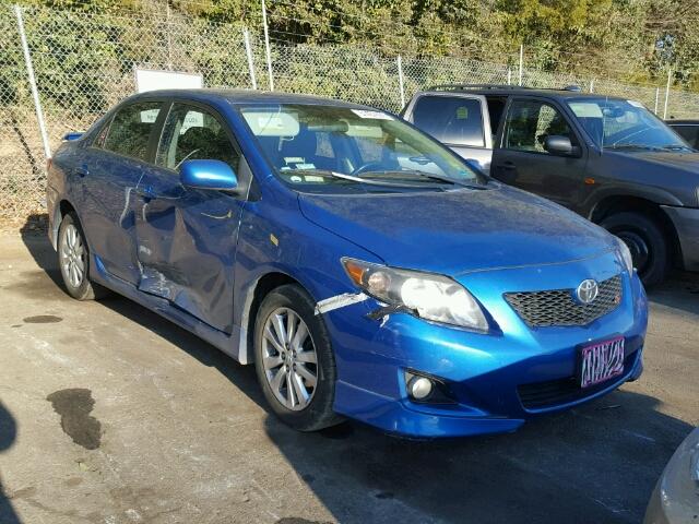 2T1BU4EE5AC463896 - 2010 TOYOTA COROLLA BA BLUE photo 1