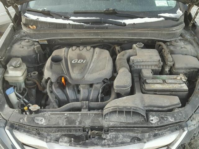 5NPEC4AC2BH081330 - 2011 HYUNDAI SONATA SE BLUE photo 7