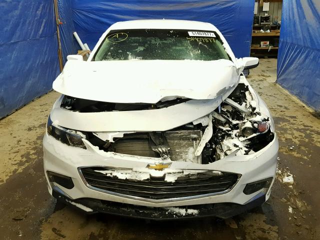 1G1ZE5ST0GF339192 - 2016 CHEVROLET MALIBU LT WHITE photo 9