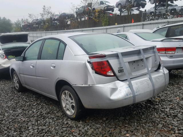 1G8AJ52F43Z115050 - 2003 SATURN ION LEVEL SILVER photo 3