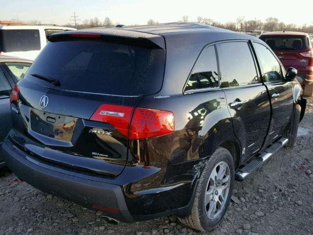 2HNYD28278H549043 - 2008 ACURA MDX BLACK photo 4