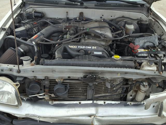 5TEWN72N92Z132660 - 2002 TOYOTA TACOMA XTR SILVER photo 7