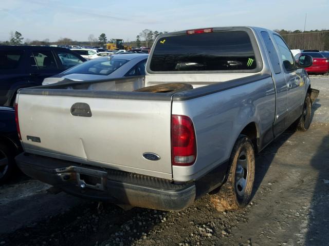 2FTZX17281CA12892 - 2001 FORD F150 SILVER photo 4