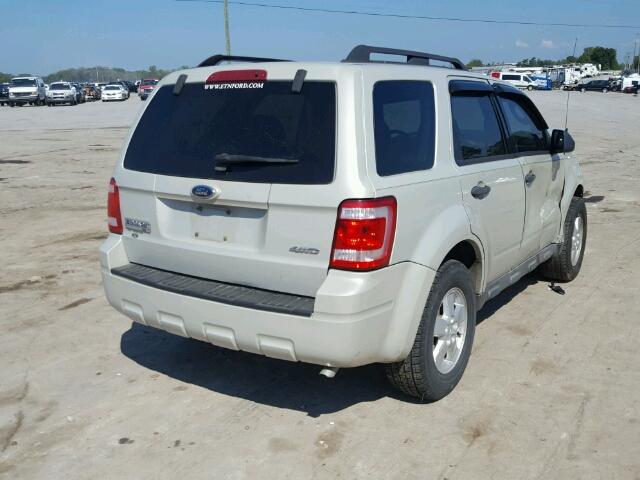 1FMCU93G79KB93100 - 2009 FORD ESCAPE XLT BEIGE photo 4