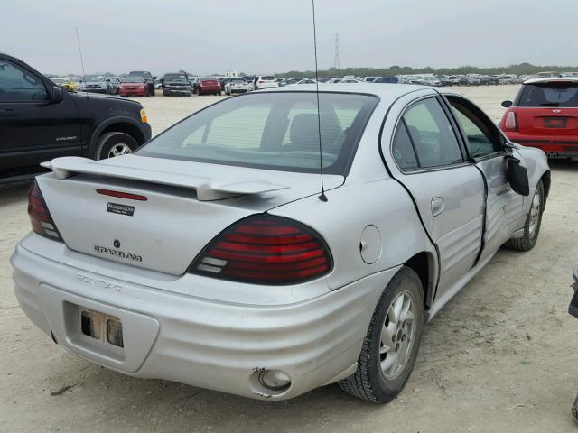 1G2NF52E71M551471 - 2001 PONTIAC GRAND AM S SILVER photo 4