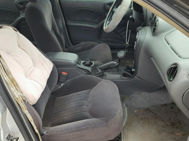 1G2NF52E71M551471 - 2001 PONTIAC GRAND AM S SILVER photo 5