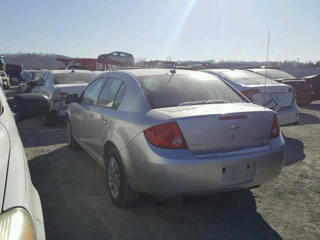 1G1AT58HX97221802 - 2009 CHEVROLET COBALT LT SILVER photo 3