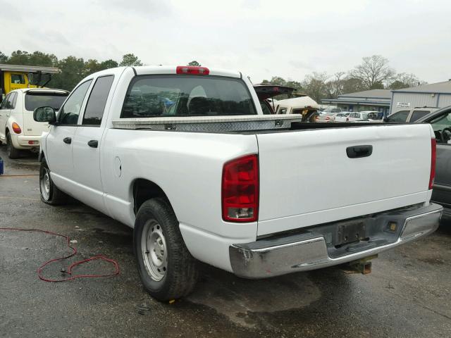 1D7HA18NX4S657684 - 2004 DODGE RAM 1500 S WHITE photo 3