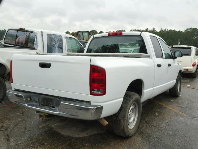 1D7HA18NX4S657684 - 2004 DODGE RAM 1500 S WHITE photo 4