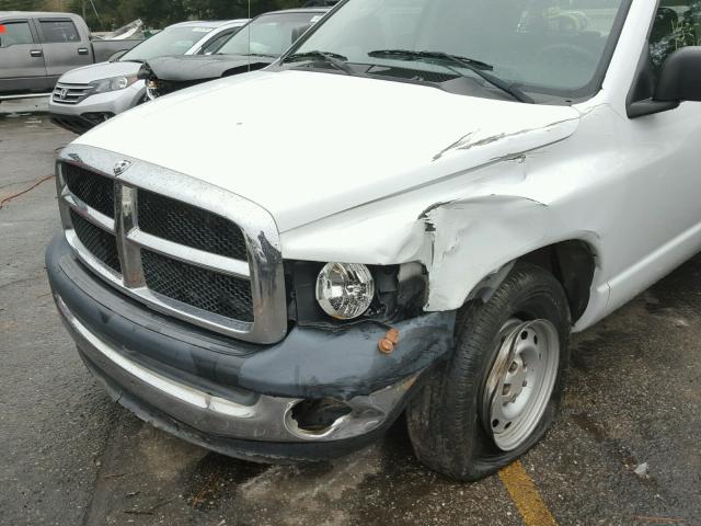 1D7HA18NX4S657684 - 2004 DODGE RAM 1500 S WHITE photo 9