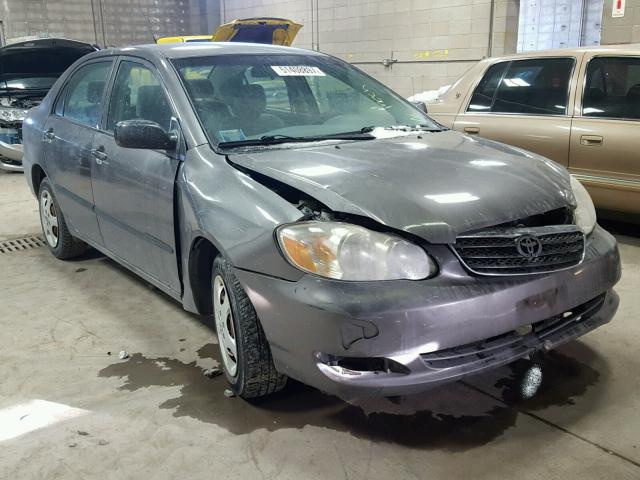 1NXBR32E47Z817950 - 2007 TOYOTA COROLLA CE GRAY photo 1