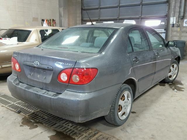 1NXBR32E47Z817950 - 2007 TOYOTA COROLLA CE GRAY photo 4