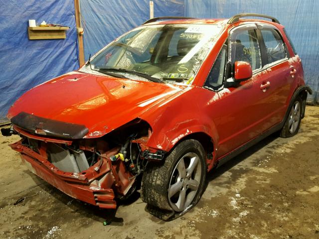 JS2YB413196202682 - 2009 SUZUKI SX4 TECHNO RED photo 2