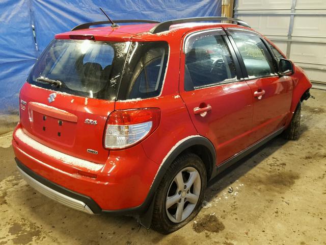 JS2YB413196202682 - 2009 SUZUKI SX4 TECHNO RED photo 4