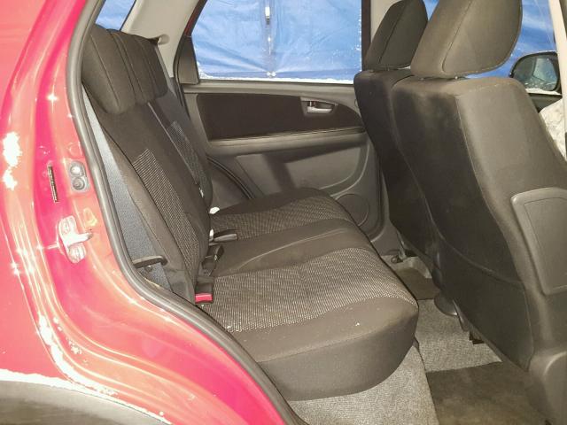 JS2YB413196202682 - 2009 SUZUKI SX4 TECHNO RED photo 6