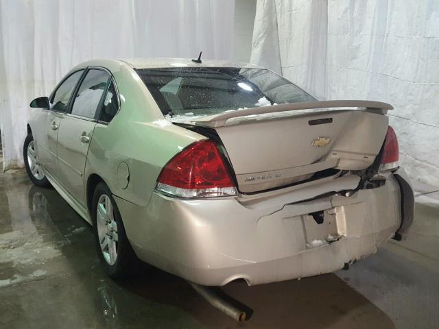 2G1WB5E30C1292948 - 2012 CHEVROLET IMPALA LT TAN photo 3