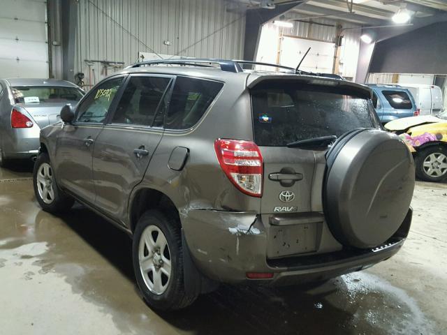 2T3BF4DV6BW122056 - 2011 TOYOTA RAV4 BROWN photo 3