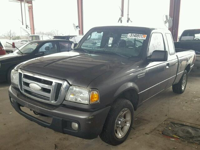 1FTYR14U07PA51219 - 2007 FORD RANGER SUP GRAY photo 2