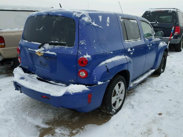 3GNDA13D78S577719 - 2008 CHEVROLET HHR LS BLUE photo 4