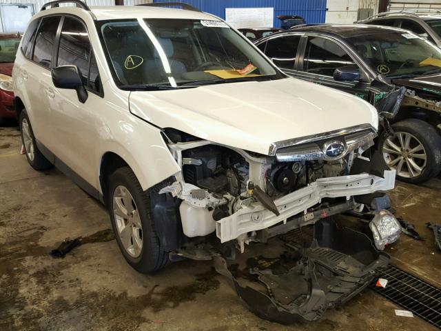 JF2SJABC1FH832171 - 2015 SUBARU FORESTER 2 WHITE photo 1