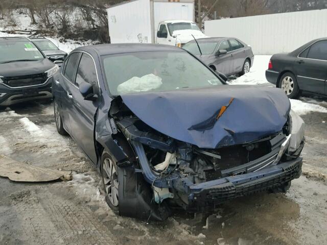 1HGCR2F35EA195936 - 2014 HONDA ACCORD LX BLUE photo 1