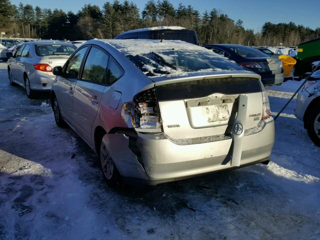 JTDKB20UX40108567 - 2004 TOYOTA PRIUS GRAY photo 3