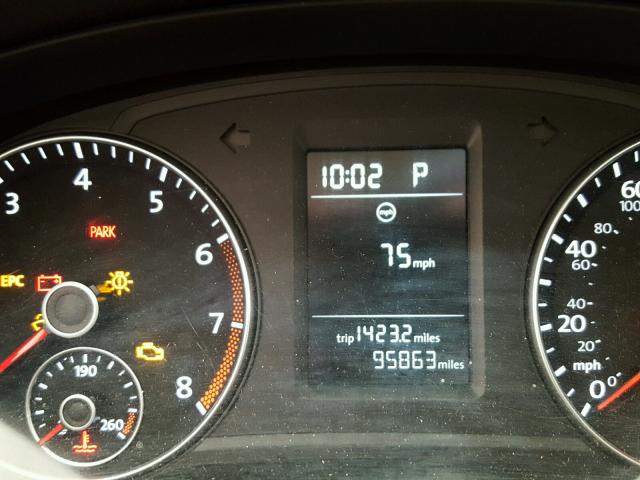 1VWAP7A35DC127846 - 2013 VOLKSWAGEN PASSAT S برغندي صورة 8