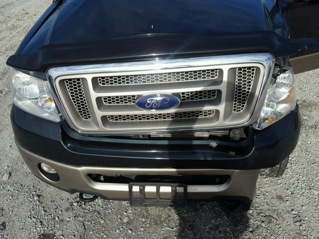 1FTPW14586KD38493 - 2006 FORD F150 SUPER GREEN photo 7