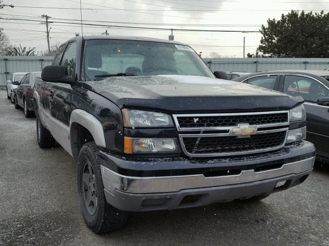 1GCEK19B86Z262301 - 2006 CHEVROLET SILVERADO BLACK photo 1