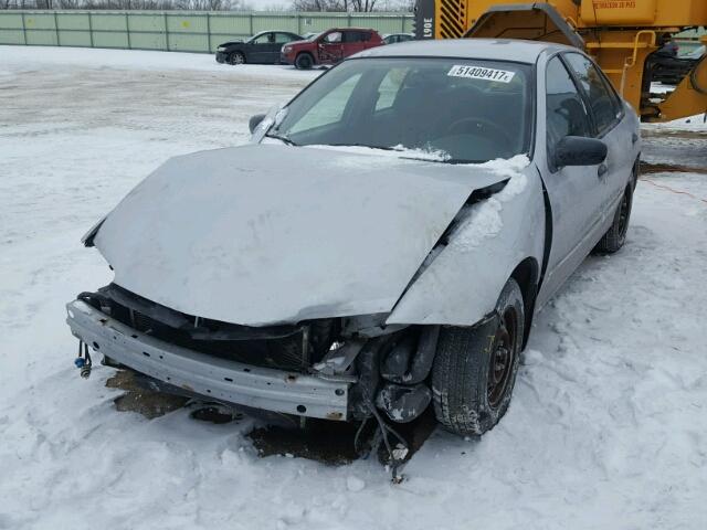 1G1JC52F537145467 - 2003 CHEVROLET CAVALIER WHITE photo 2