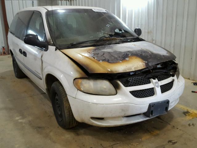 1B4GP24381B238126 - 2001 DODGE GRAND CARA WHITE photo 1