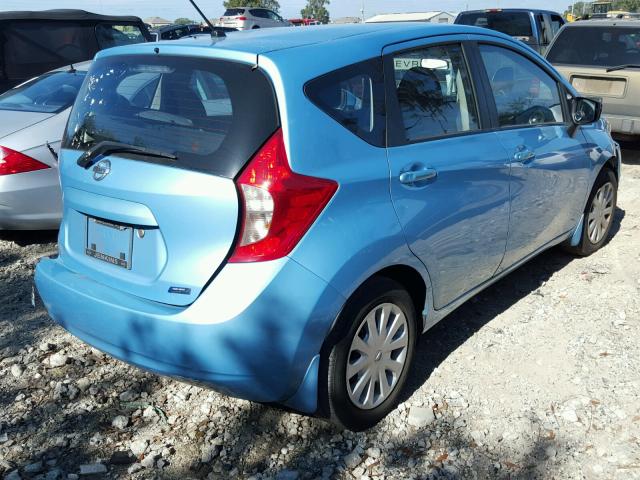 3N1CE2CP3FL391081 - 2015 NISSAN VERSA NOTE BLUE photo 4