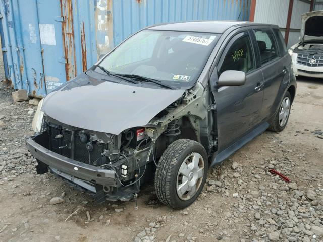 JTKKT624350105845 - 2005 TOYOTA SCION XA GRAY photo 2