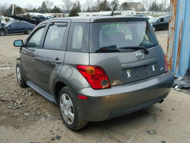 JTKKT624350105845 - 2005 TOYOTA SCION XA GRAY photo 3