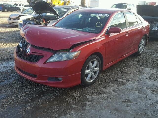 4T1BE46K37U044437 - 2007 TOYOTA CAMRY NEW RED photo 2