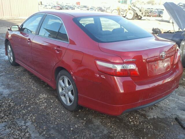 4T1BE46K37U044437 - 2007 TOYOTA CAMRY NEW RED photo 3