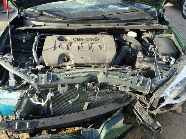 2T1BPRHE5EC143211 - 2014 TOYOTA COROLLA EC 绿色 照片 7