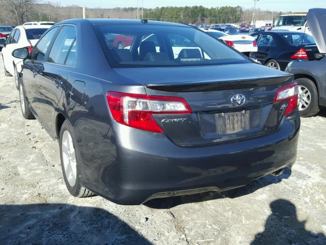 4T1BF1FK2CU016926 - 2012 TOYOTA CAMRY BASE GRAY photo 3