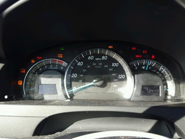 4T1BF1FK2CU016926 - 2012 TOYOTA CAMRY BASE GRAY photo 8