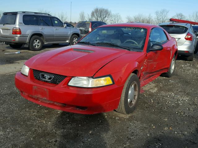 1FAFP4043XF123112 - 1999 FORD MUSTANG RED photo 2