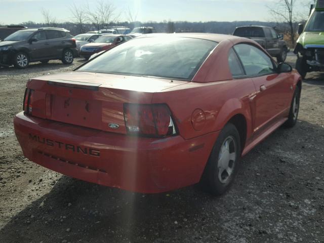 1FAFP4043XF123112 - 1999 FORD MUSTANG RED photo 4