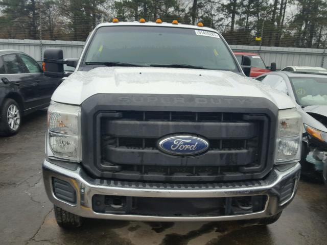 1FT8W3DT7BEC84367 - 2011 FORD F350 SUPER WHITE photo 9