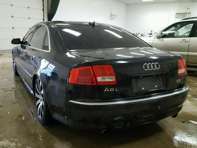 WAUML44E75N016371 - 2005 AUDI A8 L QUATT BLACK photo 3