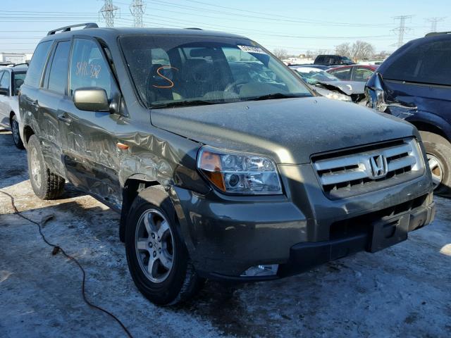 5FNYF18736B022318 - 2006 HONDA PILOT EX GRAY photo 1