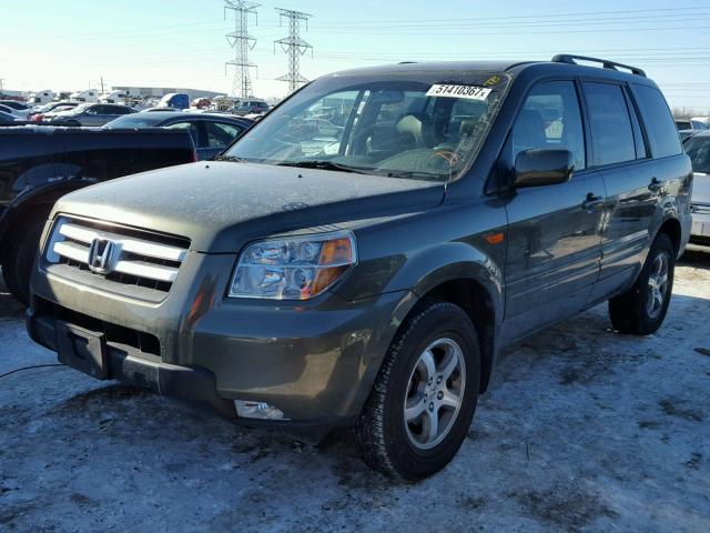 5FNYF18736B022318 - 2006 HONDA PILOT EX GRAY photo 2