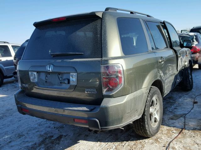 5FNYF18736B022318 - 2006 HONDA PILOT EX GRAY photo 4