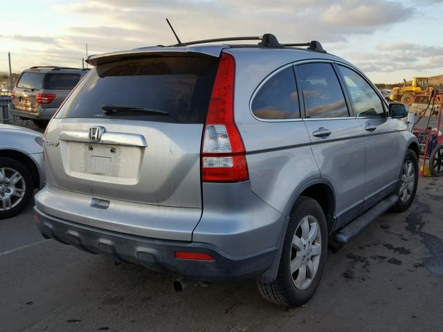 JHLRE48767C089523 - 2007 HONDA CR-V EXL GRAY photo 4